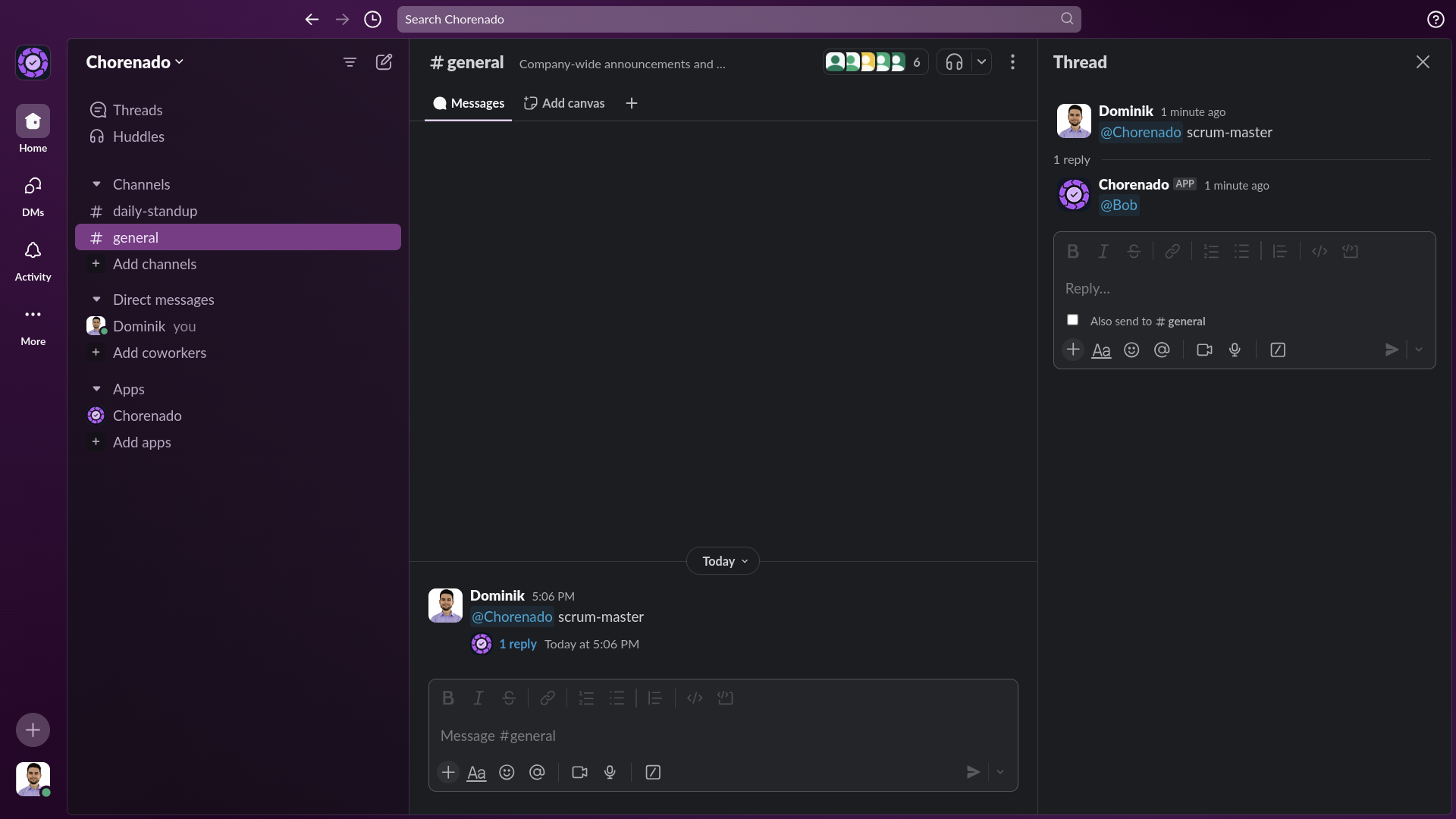 Always notify the right person